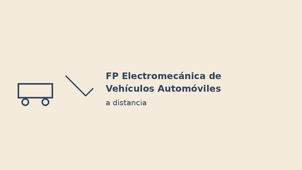 Imagen destacada de FP Electromecánica de Vehículos Automóviles a distancia